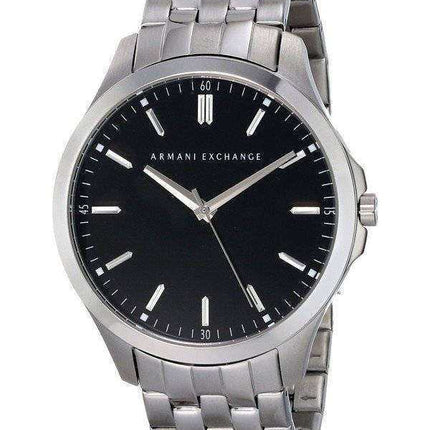 Orologio da uomo Armani Exchange quadrante nero in acciaio inossidabile AX2147