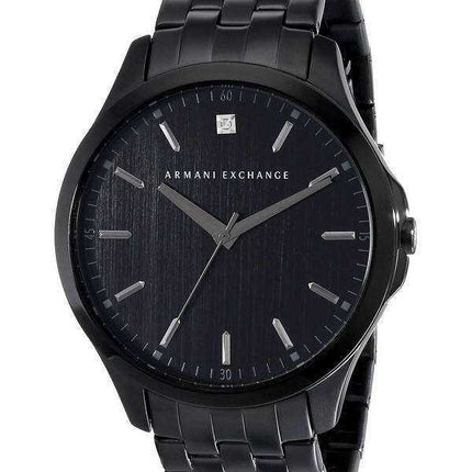 Orologio da uomo Armani Exchange Black PVD Diamond Accent al quarzo AX2159