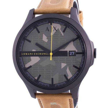 Orologio da uomo al quarzo Armani Exchange Hampton con quadrante verde AX2412