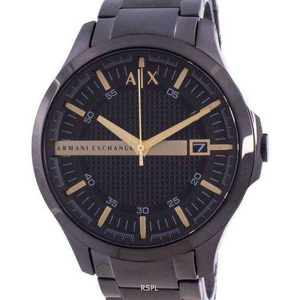 Orologio da uomo Armani Exchange Hampton con quadrante nero al quarzo AX2413
