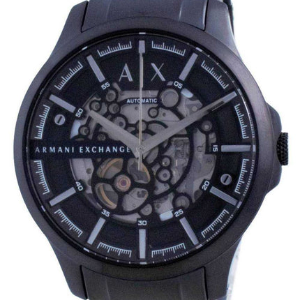 Armani Exchange Hampton Skeleton in acciaio inossidabile automatico AX2418 Orologio da uomo