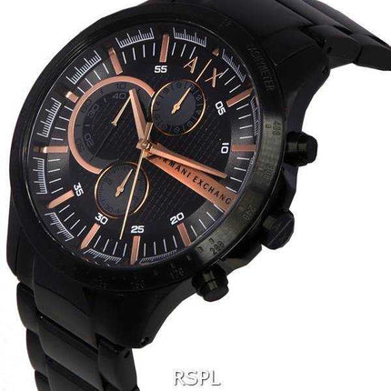 Armani Exchange Hampton Chronograph Black Dial Quartz AX2429 Orologio da uomo