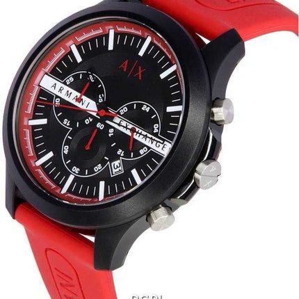 Armani Exchange Hampton Chronograph quadrante nero Quartz AX2436 orologio da uomo