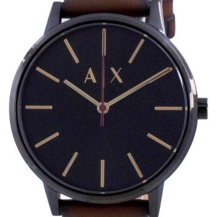 Orologio da uomo Armani Exchange Cayde quadrante nero al quarzo AX2706