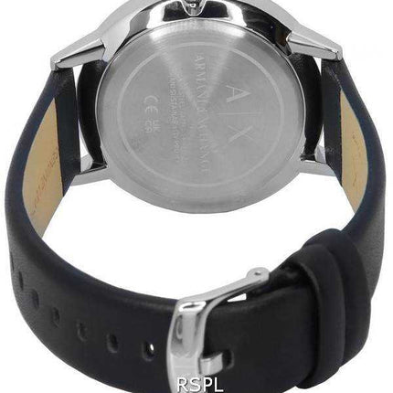 Orologio da uomo al quarzo con quadrante a cuore aperto nero multifunzione Armani Exchange AX2745