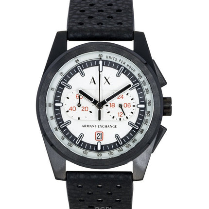 Orologio da uomo Armani Exchange Cronografo con cinturino in gomma e quadrante grigio al quarzo AX2865