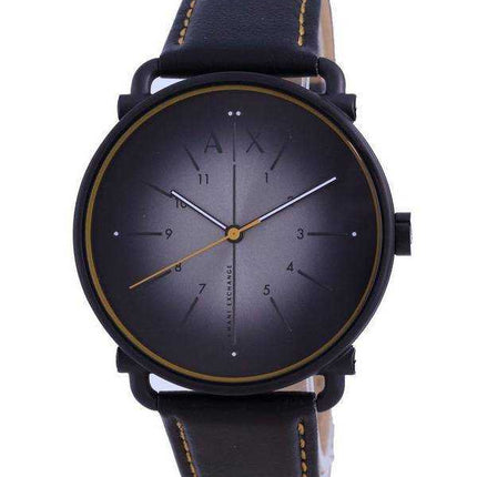 Orologio da uomo Armani Exchange Rocco quadrante grigio in pelle al quarzo AX2904