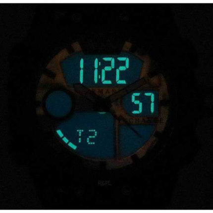 Orologio da uomo Armani Exchange D-Bolt analogico digitale quadrante argento al quarzo AX2960 100M