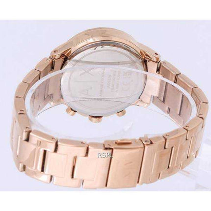 Orologio da donna al quarzo con quadrante color oro rosa Armani Exchange AX4326