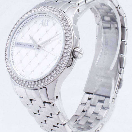Armani Exchange Lady Hampton Silver quadrante trapuntato quadrante orologio donna AX5215
