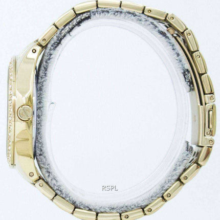 Orologio da donna Armani Exchange Lady Hampton Champagne con quadrante trapuntato Cyrstals AX5216