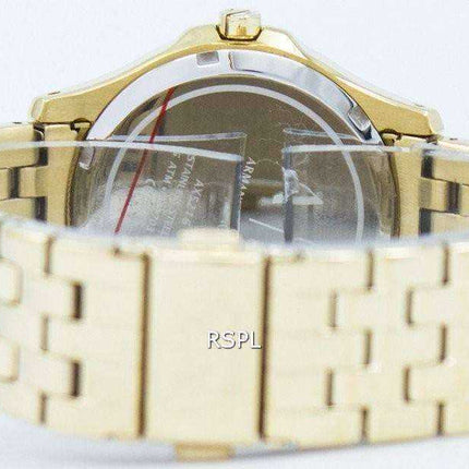 Orologio da donna Armani Exchange Lady Hampton Champagne con quadrante trapuntato Cyrstals AX5216