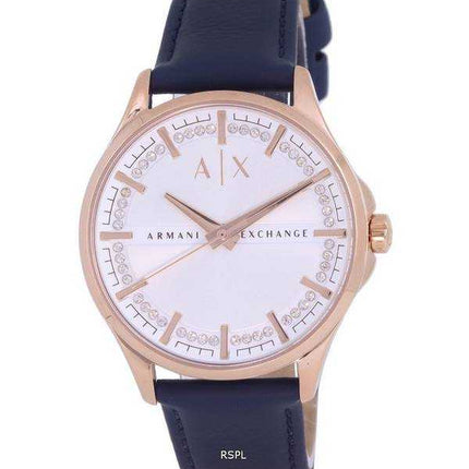 Orologio da donna AX5260 al quarzo con quadrante bianco in pelle Armani Exchange