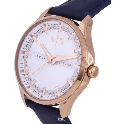Orologio da donna AX5260 al quarzo con quadrante bianco in pelle Armani Exchange