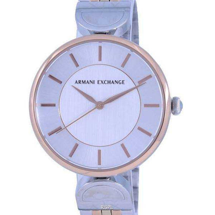 Orologio da donna Armani Exchange Brooke bicolore in acciaio inossidabile al quarzo AX5381