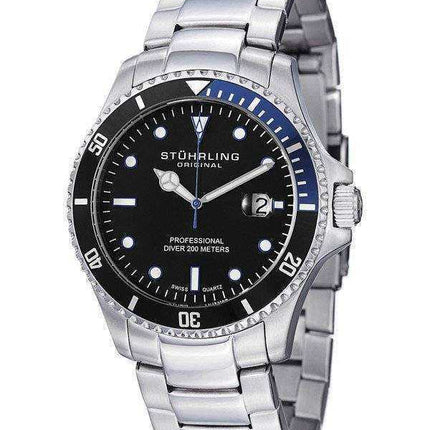 Orologio da uomo Stuhrling Original Regatta Swiss Quartz Divers 200M 326B.331151
