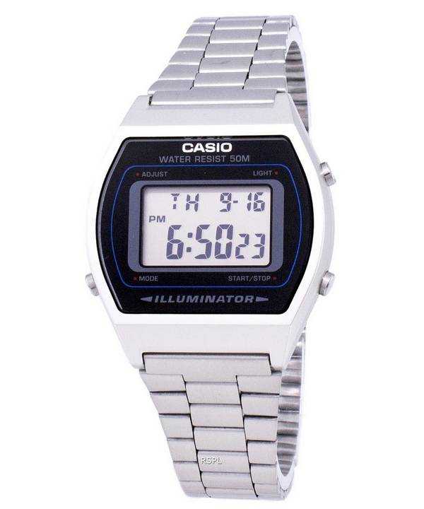 Orologio da uomo Casio Digital Al quarzo in acciaio inossidabile B640WD-1AVDF B640WD-1AV