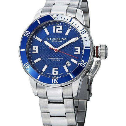 Orologio da uomo Stuhrling Original Divers 200M Swiss Quartz 676.02.SET