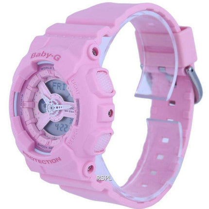 Orologio Casio Baby-G resina quadrante rosa quarzo BA-110-4A1.G BA110-4A1 100M orologio da donna