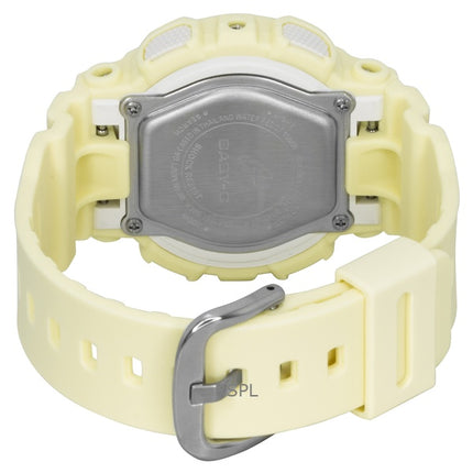 Orologio da donna Casio Baby-G analogico digitale con cinturino in resina e quadrante giallo al quarzo BA-110AH-9A 100M