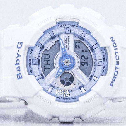 Casio Baby-G BA-110BE-7A BA110BE-7A orologio da donna digitale analogico resistente agli impatti del tempo mondiale