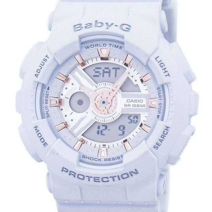 Orologio da donna Casio Baby-G World Time Alarm analogico digitale BA-110GA-8A