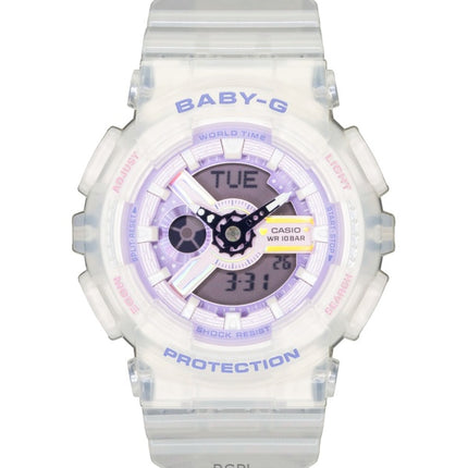 Casio Baby-G Analog Digital Resin Strap Purple Dial Quartz BA-110PS-7A 100M Women's Watch