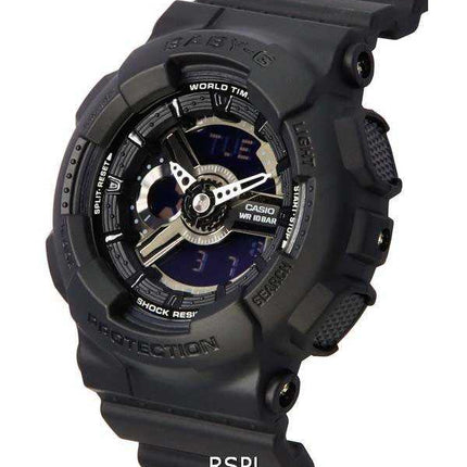 Orologio da donna Casio Baby-G analogico digitale quadrante nero al quarzo BA-110XBC-1A BA110XBC-1 100M