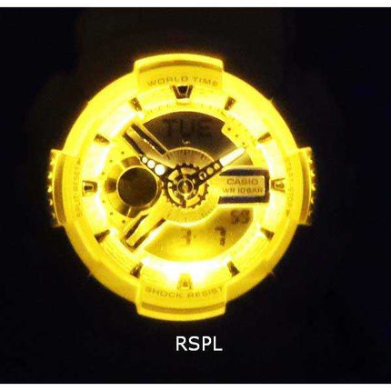 Orologio da donna Casio Baby-G analogico digitale quadrante bianco al quarzo BA-110XRG-4A 100M