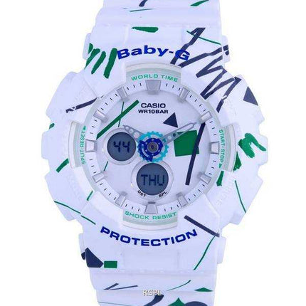 Orologio Casio Baby-G Graffiti modello analogico digitale al quarzo BA-120SC-7A.G BA120SC-7 100M orologio da donna