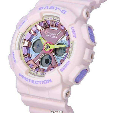 Orologio da donna Casio Baby-G color pastello analogico digitale al quarzo BA-130PM-4A BA130PM-4 100M