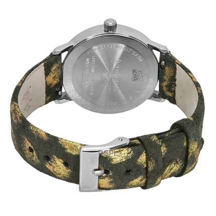Orologio da donna Bauhaus Classic con cinturino in pelle e quadrante bianco al quarzo 20371