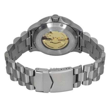 Orologio da uomo Bauhaus Aviation in titanio con quadrante beige automatico 2866M5 100M