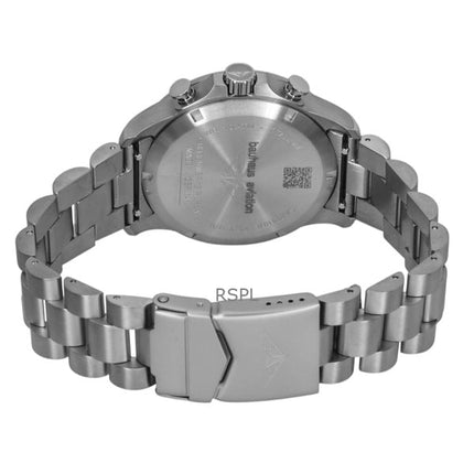 Orologio da uomo Bauhaus Aviation Chronograph Titanium Green Quadrante Quarzo 2880M4 100M