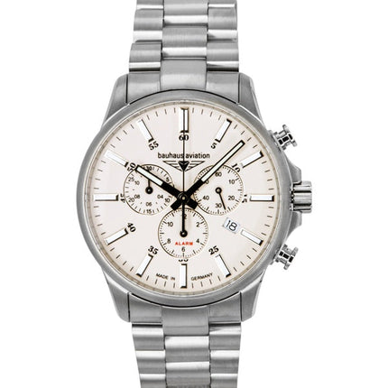 Orologio da uomo Bauhaus Aviation Chronograph Titanium Beige Quadrante Quarzo 2880M5 100M