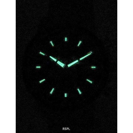 Orologio da uomo con cronografo indipendente in acciaio inossidabile con quadrante nero al quarzo BA2-644-51.G 100M