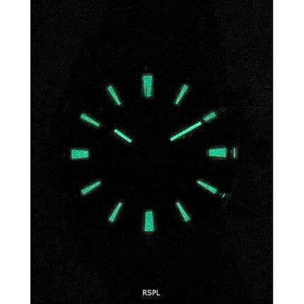 Orologio da uomo con cronografo indipendente in acciaio inossidabile con quadrante nero al quarzo BA4-124-51.G 100M