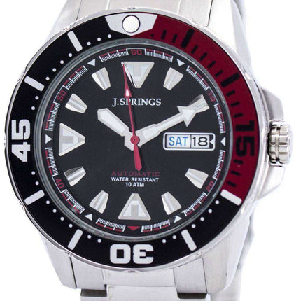 J.Springs di Seiko Sports Automatic Black Dial 100M BEB077 Orologio da uomo