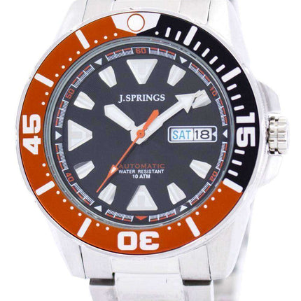 J.Springs di Seiko Sports Automatic Black Dial 100M BEB078 Orologio da uomo