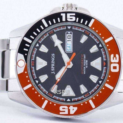 J.Springs di Seiko Sports Automatic Black Dial 100M BEB078 Orologio da uomo