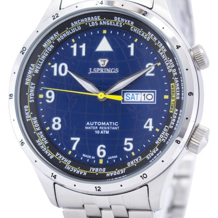 J.Springs di Seiko Sports Automatic World Time Japan Made BEB100 - Orologio da uomo