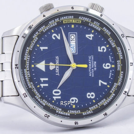 J.Springs di Seiko Sports Automatic World Time Japan Made BEB100 - Orologio da uomo