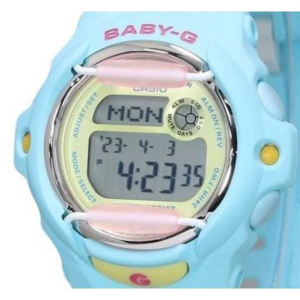 Orologio da donna Casio Baby-G Digital Beach Scene Theme Series cinturino in resina blu al quarzo BG-169PB-2 200M