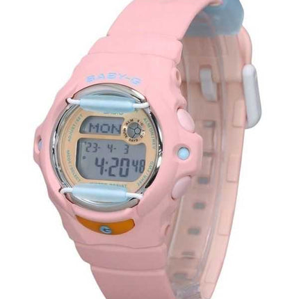Orologio da donna Casio Baby-G Beach Digital Scene Theme Series cinturino in resina rosa al quarzo BG-169PB-4 200M