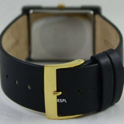 Orologio da uomo con quadrante nero BG5089-19E in pelle nera al quarzo
