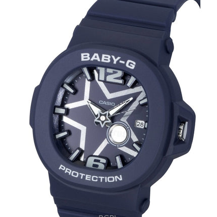 Orologio da donna Casio Baby-G analogico in resina con quadrante blu al quarzo BGA-10D-2A1 100M