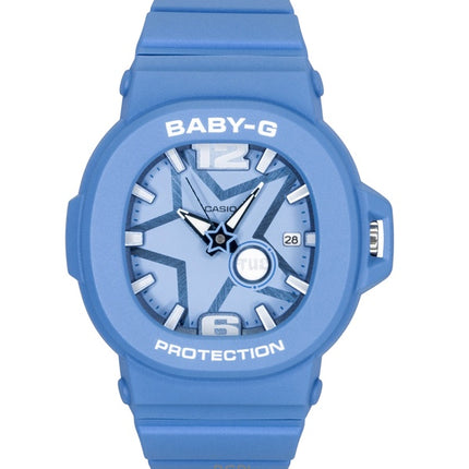 Orologio da donna Casio Baby-G analogico in resina con quadrante blu al quarzo BGA-10D-2A2 100M