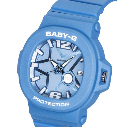 Orologio da donna Casio Baby-G analogico in resina con quadrante blu al quarzo BGA-10D-2A2 100M