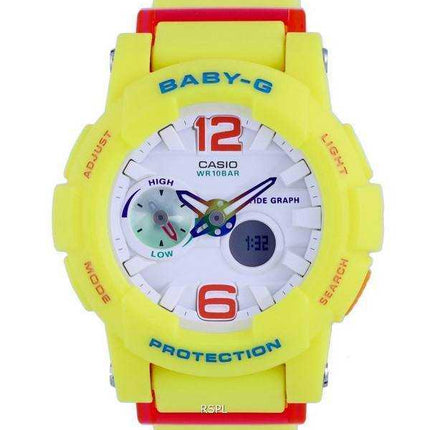 Orologio Casio Baby-G con termometro analogico digitale al quarzo BGA-180-9B.G BGA180-9 100M orologio da donna