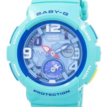Orologio da donna Casio Baby-G World Time Dual Dial analogico digitale BGA-190-3B BGA190-3B